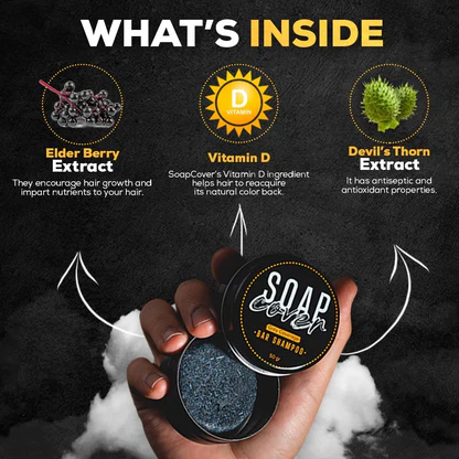 Hair darkening Soap shampoo